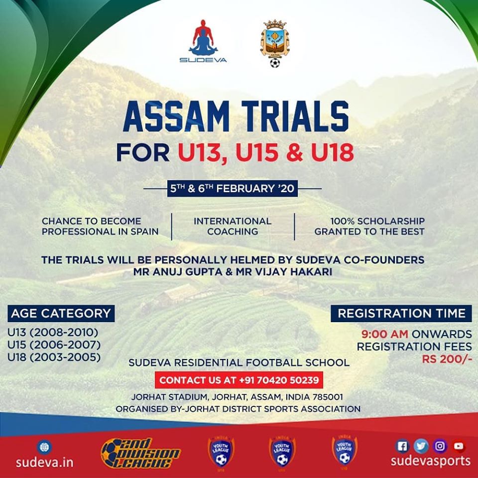 You are currently viewing Sudeva Football Academy,  Assam Trials