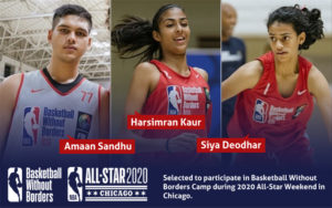 Read more about the article Three Indians selected to participate in Basketball Without Borders Camp.