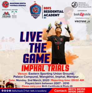 Read more about the article Bhaichung Bhutia Football Schools, Imphal Trials