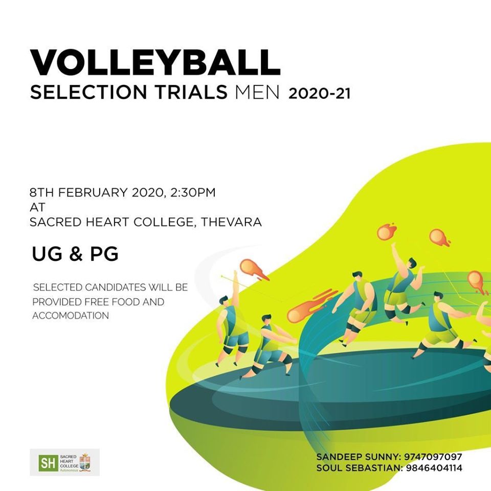 Volleyball Selection Trials. Kochi, Kerala.
