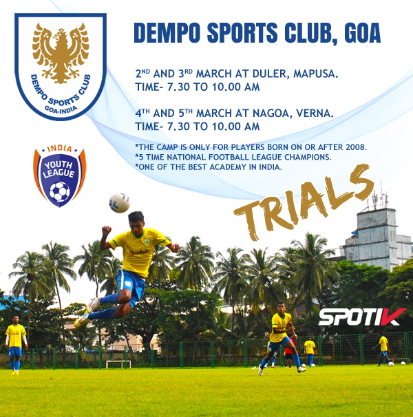 Read more about the article Dempo Sports Club, Goa Trials U14