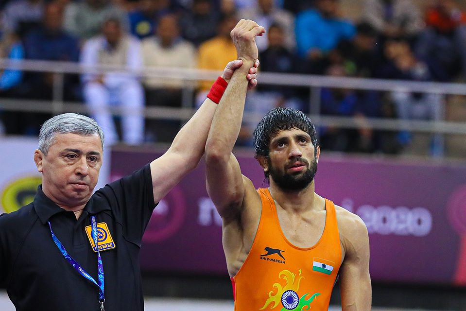 You are currently viewing Asian Wrestling: Ravi Dahiya lives up to the expectation; wins gold medal for India with 10-0.