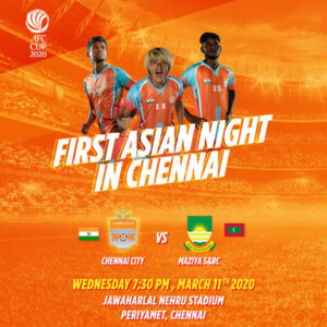 Read more about the article Chennai City Football Club First AFC Cup Game.