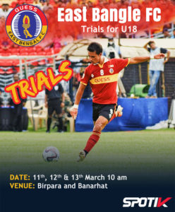 Read more about the article East Bangle FC Trials, Kolkata.