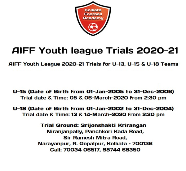 You are currently viewing Kolkata Football Academy Trials.