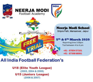 Read more about the article Neerja Modi Football Academy – Jaipur