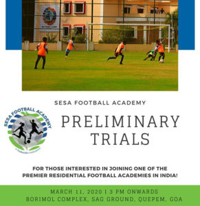 Read more about the article Sesa Football Academy Trials, Goa