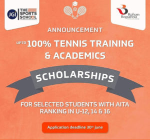 Read more about the article National Tennis Scholarship Program for 60 kids by Rohan Bopanna Tennis Academy, Bengaluru