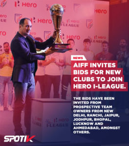 Read more about the article AIFF invites bids for new clubs to join Hero I-League 2020 onwards