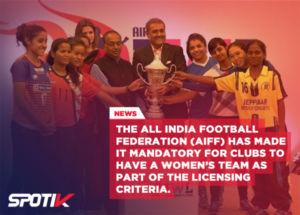 Read more about the article All major football clubs will have women’s team.