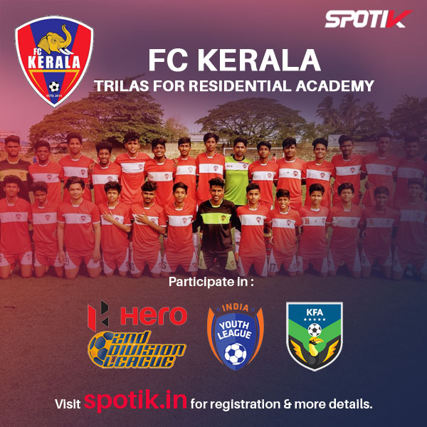 You are currently viewing FC Kerala 2nd div I league club – Residential Football Academy in Thrissur, Kerala.