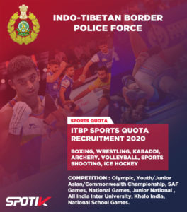 Read more about the article Indo Tibetan Border Police Force (ITBP) Sports Quota Recruitment 2020