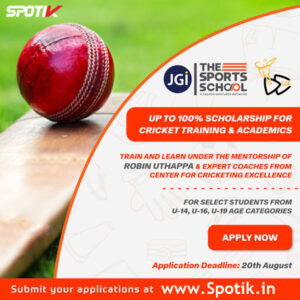 Read more about the article Robin Uthappa announce National Cricket Scholarship Program.