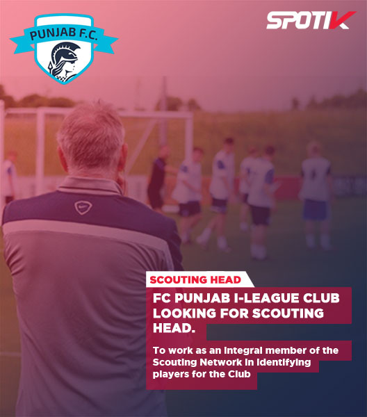 You are currently viewing I-League Club Punjab FC looking for Scouting Head.