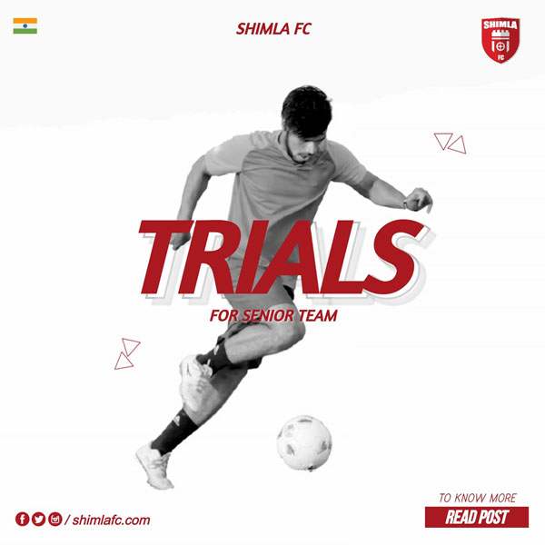 You are currently viewing Shimla FC Trials for HPFA Football League.