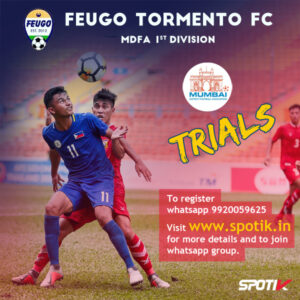 Read more about the article Feugo Tormento FC trials, Mumbai