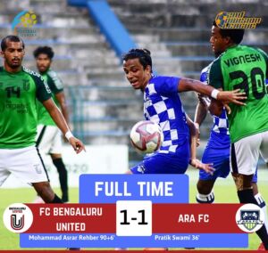 Read more about the article Highlights: Bengaluru United vs ARA, Hero I-League Qualifier
