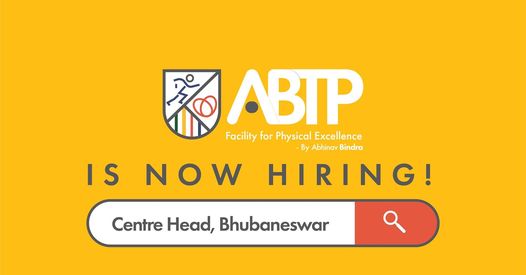 Abhinav Bindra Targeting Performance, ABTP is looking for a Centre Head to join them in Bhubaneshwar, Odisha.