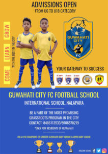 Read more about the article Guwahati City FC Football School, Assam.