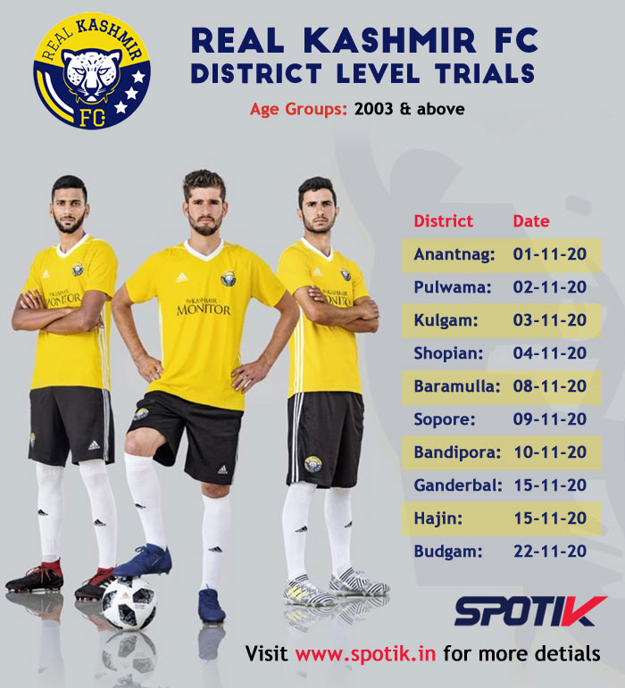 Read more about the article Real Kashmir FC District Level Trials
