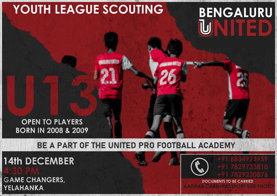 FC Bengaluru United U13 Trials