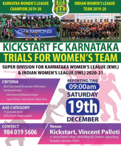 Read more about the article Kickstart FC Women’s Team Trials, Bengaluru
