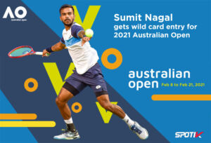 Read more about the article Australian Open: Sumit Nagal gets wild card entry for 2021 Australian Open.