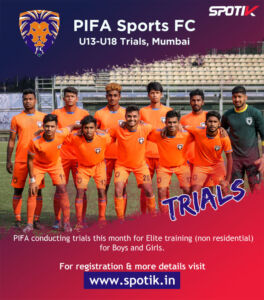Read more about the article PIFA Sports FC U18 Girls/Boys Trials, Mumbai.