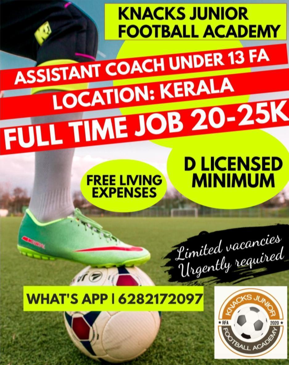 You are currently viewing Opening for Football Coach at Kerala.