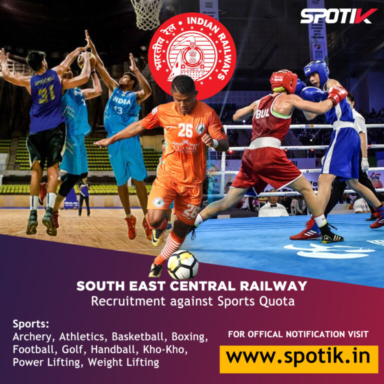 Read more about the article South East Central Railway Sports Quota Recruitment 2020-21