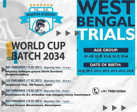 You are currently viewing Minerva Academy FC West Bengal Trials – Scholarship Program