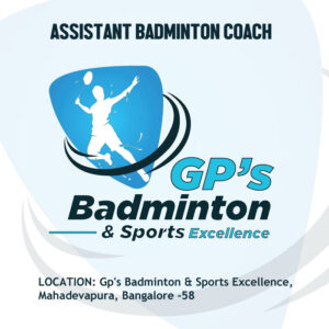Read more about the article Assistant Badminton Coach, Bangalore