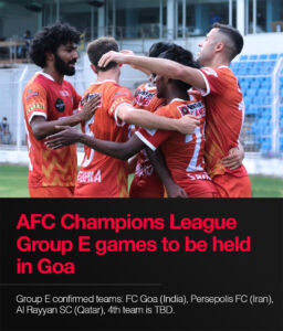 Read more about the article Debutants FC Goa to host Group E matches of Asian Champions League 2021