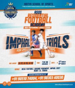 Read more about the article Aditya School Of Sports, Imphal Trials
