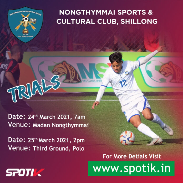 Read more about the article Nongthymmai Sports & Cultural Club Trials, Shillong