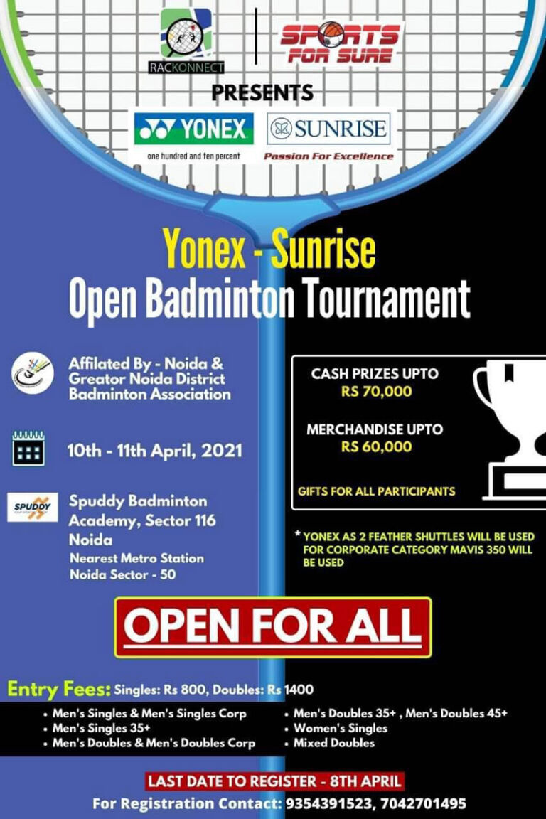 Read more about the article Open Badminton Tournament at Noida