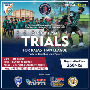 Read more about the article Rajasthan United FC Trials at Jaipur