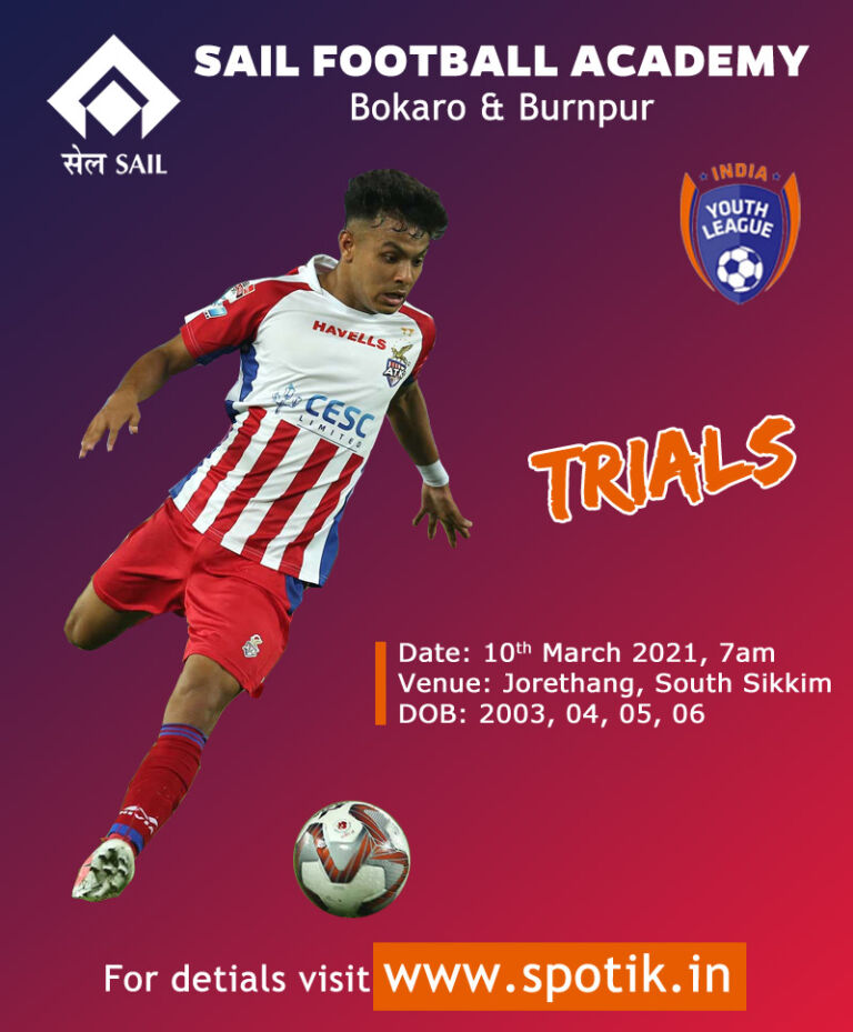 Read more about the article SAIL Football Academy Sikkim Trials