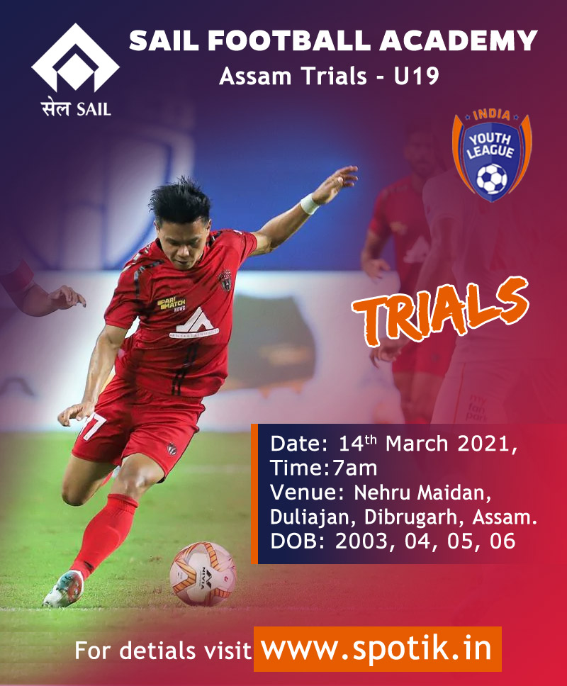 Read more about the article SAIL Football Academy, Assam Trials