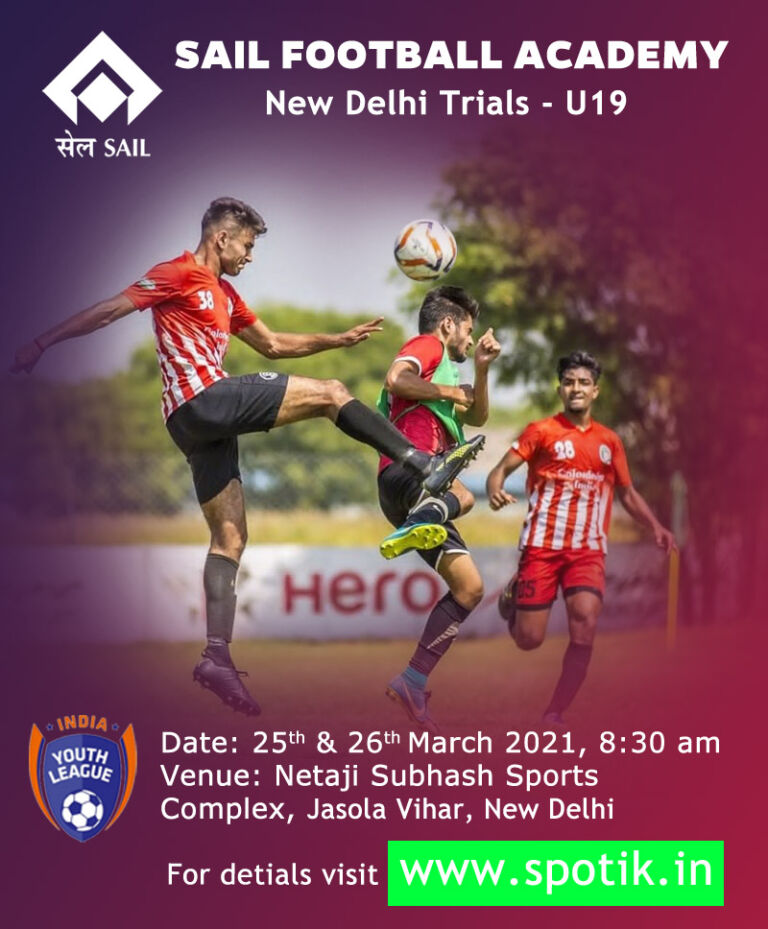 Read more about the article SAIL Football Academy, New Delhi Trials