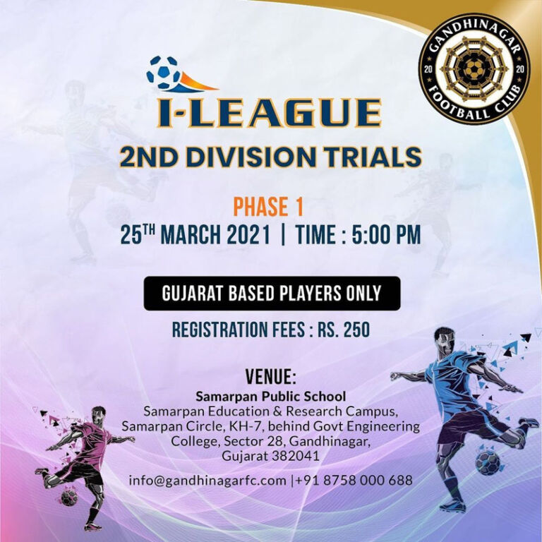 Read more about the article Gandhinagar FC Trials for I League 2 Division