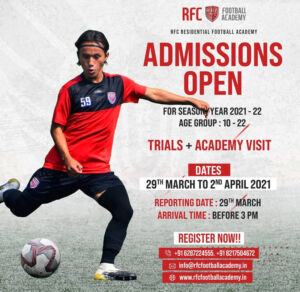 Read more about the article RFC Football Academy Trials, Bengaluru