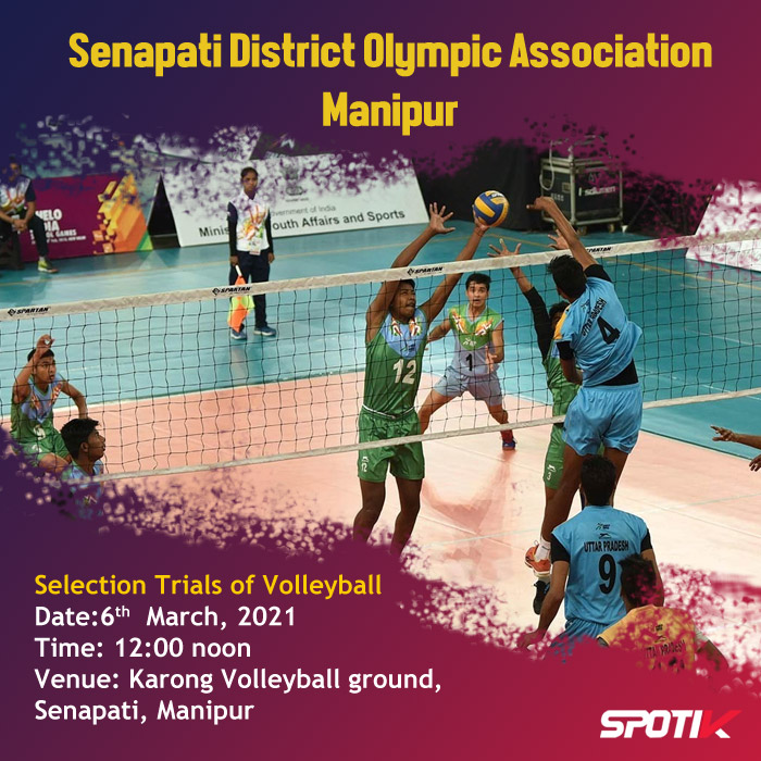 You are currently viewing Volleyball Selection Trials at Senapati, Manipur