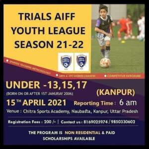 Read more about the article AIFF Youth League Trials, Kanpur