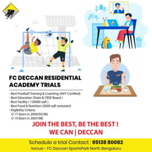 Read more about the article FC DECCAN Residential Academy Trials, Bengaluru
