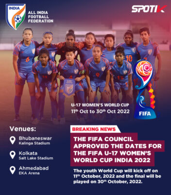 Read more about the article Dates for FIFA U-17 Women’s World Cup India 2022 announced.