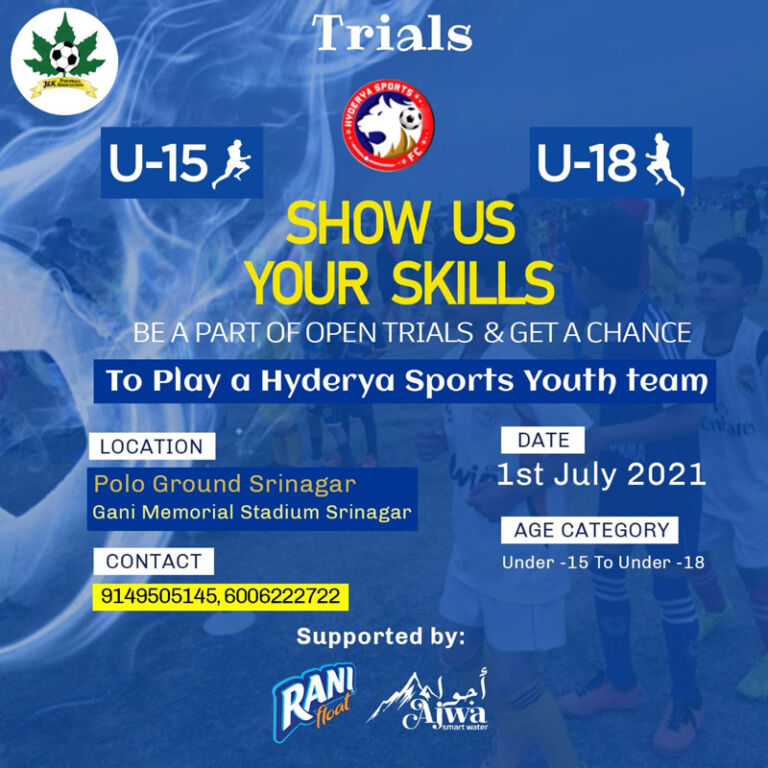 Read more about the article Hyderya Sports FC Trials, Srinagar