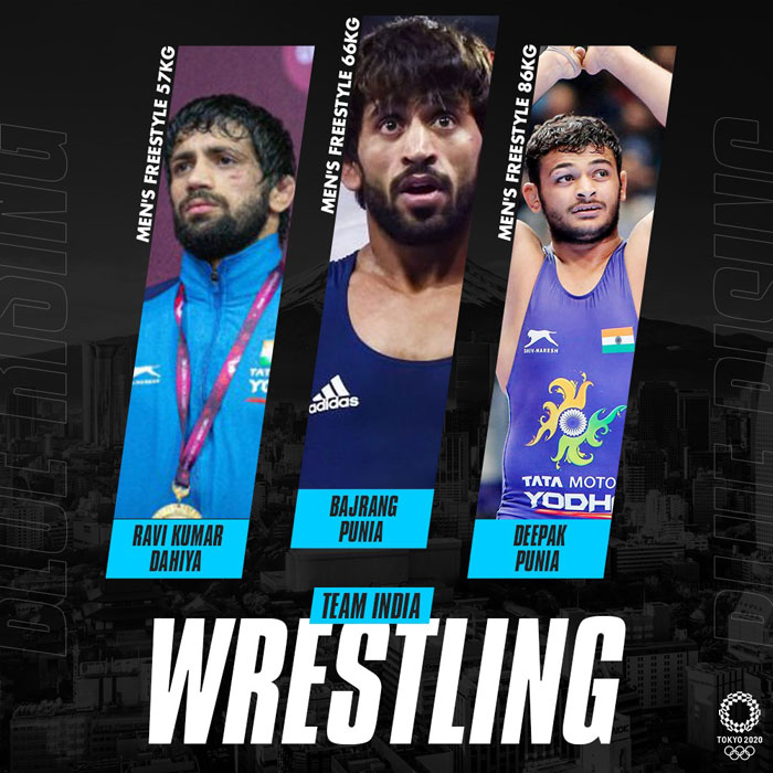 Read more about the article Full list of Indian wrestlers at Tokyo Olympics 2021: Participants, categories and schedule