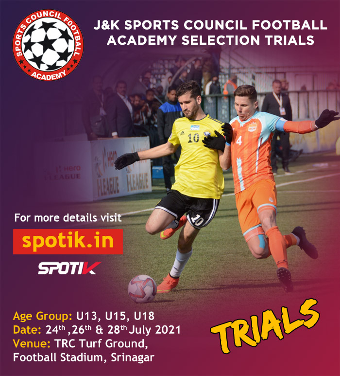 Read more about the article J&K Sports Council Football Academy Selection Trials