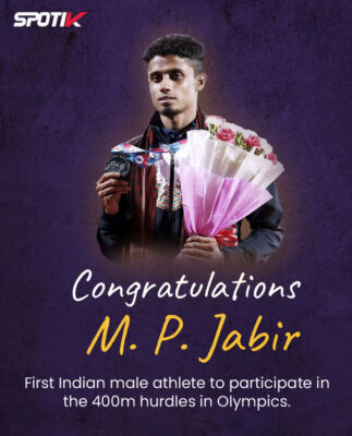 Read more about the article MP Jabir qualifies for Tokyo Olympics in 400m hurdles, First Indian male athlete to do so.